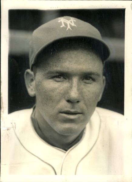 1936 Jimmy Ripple New York Giants "The Sporting News Collection Archives" Original 5" x 7" Photo (Sporting News Collection Hologram/MEARS Photo LOA)