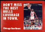 1989 Michael Jordan Chicago Sun-Times Newspaper Machine Header - Chicago Bulls