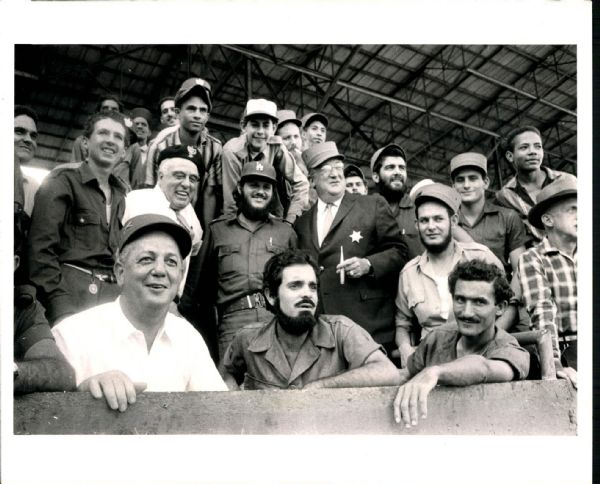 1959 Reds Dodgers Cuban Exhibition Tour "The Sporting News Collection Archives" Original 8" x 10" Photo (Sporting News Collection Hologram/MEARS Photo LOA)