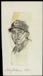 1961 Billy Williams Chicago Cubs "The Sporting News Collection Archives" Original Illustration Artwork (Sporting News Collection Hologram/MEARS LOA) Unique, 1:1