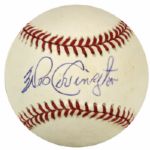 1987-89 Wes Covington Milwaukee Braves Single Signed ONL (Giamatti) Baseball - MEARS