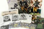 1960s-90s Green Bay Packers Signed Photo & Cards w/ Bart Starr Max McGee - MEARS 