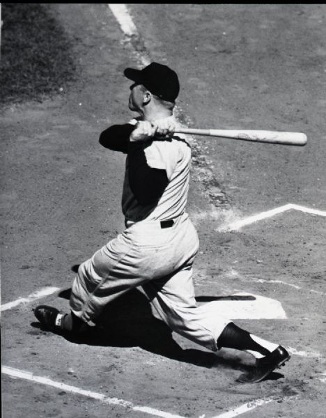 1956 Mickey Mantle New York Yankees "The Sporting News" Original 2.25" x 2.75" Black And White Negative (The Sporting News Collection/MEARS Auction LOA) 