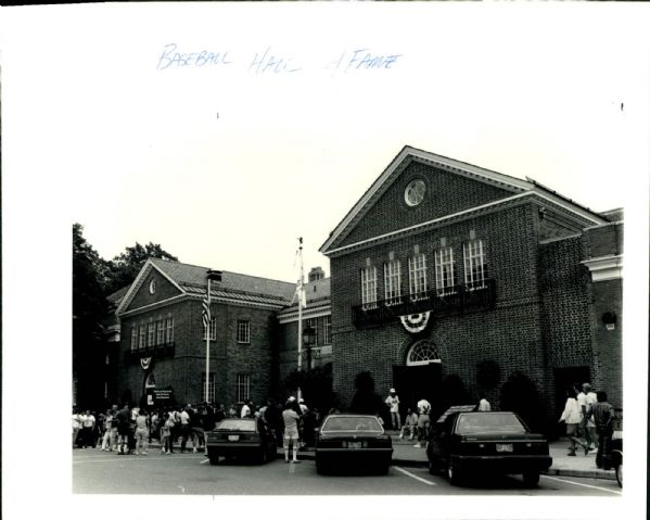 1989 National Baseball Hall of Fame Cooperstown New York"The Sporting News Collection Archives" Original Photos (Sporting News Collection Hologram/MEARS Photo LOA) - Lot of 12