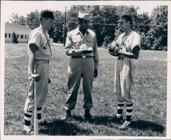 1950-52 Don Newcombe Brooklyn Dodgers "The Sporting News Collection Archives" Original Type 1 Photo - Lot of 2  (Sporting News Collection Hologram/MEARS Type 1 Photo LOA)