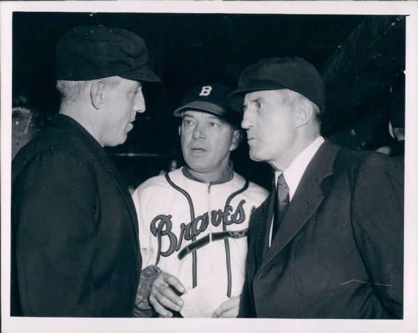 1940s circa Billy Southworth Boston Braves Pittsburgh Pirates "The Sporting News Collection Archives" Original Type 1 - 7"x9" Photo (Sporting News Collection Hologram/MEARS Type 1 Photo LOA)
