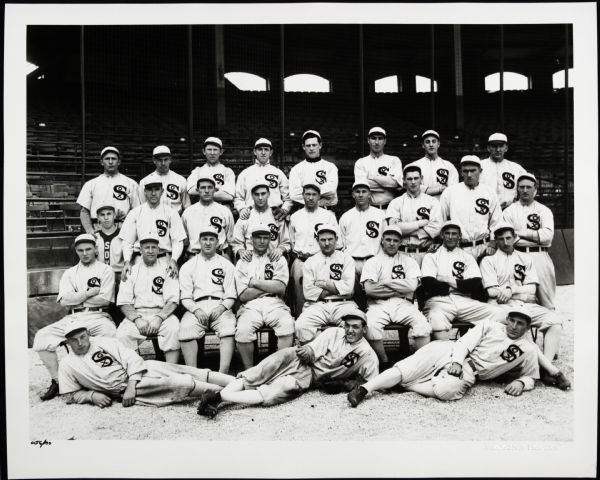 1992 Black Sox Team 16" x 20" Diamond Images Photo - Mega Cards 56/100