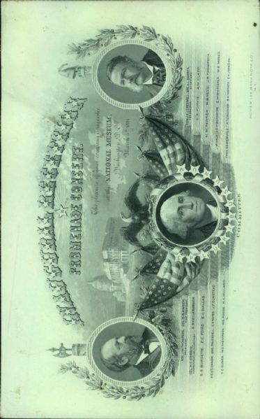 1881 President James Garfield Inaugural Reception Promenade Concert Invitation