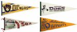 1970-80s Collection of Pennants & Mini-Pennants