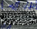1961 Green Bay Packers Signed 8" x 10" Photo w/ 12 Sigs. Incl. Bart Starr Max McGee Ron Kramer - JSA