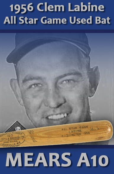 1956 Clem Labine H&B Louisville Slugger Professional Model  Brooklyn Dodgers Game Used All Star Bat (MEARS A10)