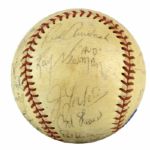1970s Milwaukee Brewers Team-Signed Baseball - Lot of 2 Both With Harvey Kuenn - JSA 