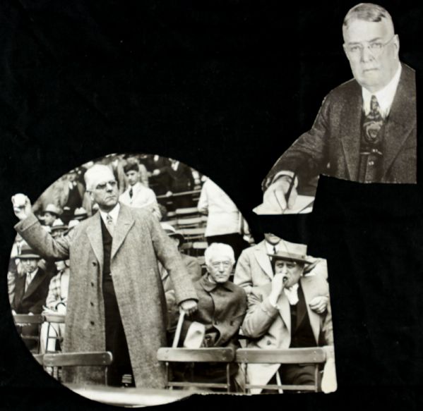1920-59 Commissioners of Baseball and League Presidents "The Sporting News Collection Archives" Original Photos (Sporting News Collection Hologram/MEARS Photo LOA) - Lot of