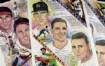 Baseball Greats Signed 11" x 14" Print - Lot of 3 With Stan Musial Don Larsen Enos Slaughter - JSA 