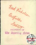 1917 Fred Nicholson Detroit Tigers The Sporting News Collection Archives Original Photos (Sporting News Collection Hologram/MEARS Photo LOA) - Lot of 2