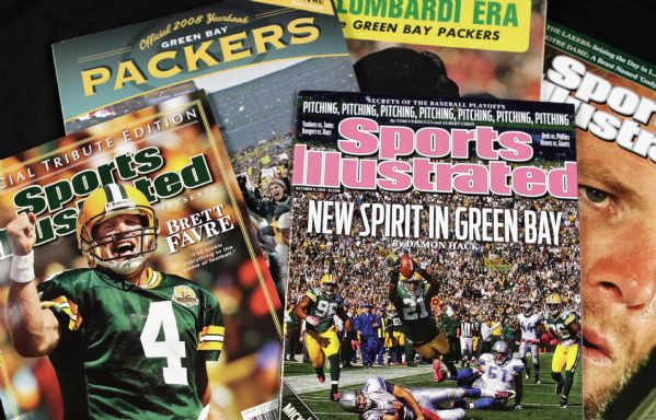 Green Bay Packers Yearbooks & Publications Incl. 1978 Yearbook Lombardi Era Book - Lot of 10