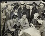 1937 Joe Louis Jim Braddock "The Sporting News Collection Archives" Original 9" x 11" Choice Jumbo Oversized Photo (TSN Collection Hologram/MEARS Photo LOA) Unique, 1:1