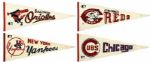 1970-80s Collection of Pennants & Mini-Pennants