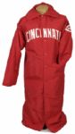 1975-76 Will McEnaney Cincinnati Reds Game Worn  Bull Pen Parka - MEARS 