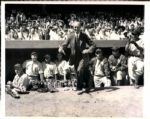 1949 Mr. Connie Mack Day Philadelphia Athletics at Yankee Stadium "The Sporting News Collection Archives" Original 7" x 9" Photo (Sporting News Collection Hologram/MEARS Photo LOA)