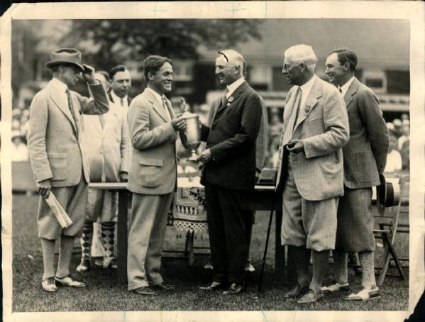 1920s Bobby Jones "The Sporting News Collection Archives" Original Photo (Sporting News Collection Hologram/MEARS Photo LOA)