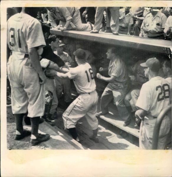 1946-51 Brooklyn Dodgers "The Sporting News Collection Archives" Original Photo (Sporting News Collection Hologram/MEARS Photo LOA)