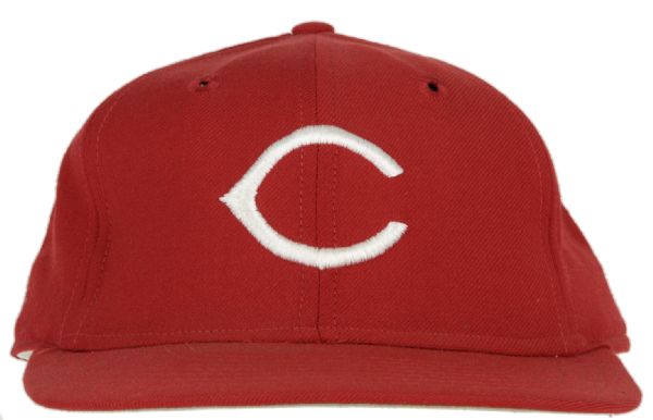 1973-80 Dan Driessen Cincinnati Reds Game Worn Cap (MEARS Auction LOA)