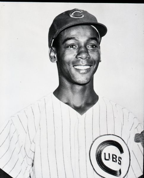 1964 Ernie Banks Chicago Cubs "The Sporting News" Original 2" x 2.5" Black And White Negative (The Sporting News Collection/MEARS Auction LOA) 
