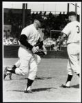1960s Depiction of Mickey Mantle New York Yankees 11 x 14 Arthur Rickerby Studio Print