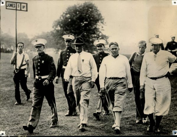 1930 Bobby Jones U.S. National Amateur "The Sporting News Collection Archives" Original Photo (Sporting News Collection Hologram/MEARS Photo LOA)