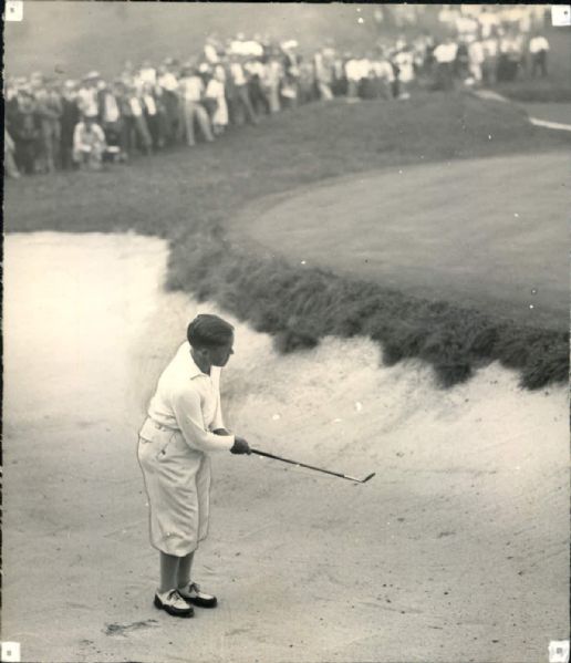 1930 Bobby Jones U.S. Amateur Match "The Sporting News Collection Archives" Original Photo (Sporting News Collection Hologram/MEARS Photo LOA)
