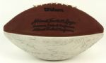 1974 NFL Pro Bowl Team Signed Football With Over 40 AFC Signatures Mean Joe Greene Gene Upshaw Dwight White Jake Scott- JSA 