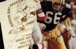 1978 Ray Nitschke Green Bay Packers Signed Packers Hall of Fame Program & Signed 8" x 10" - JSA 