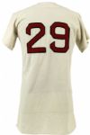 1968 Bill Landis Boston Red Sox Game Worn Flannel Jersey (MEARS A9.5)