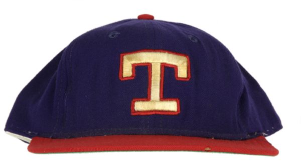 1972-80 Texas Rangers Game Worn Cap (MEARS Auction LOA)
