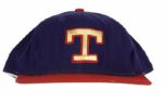 1972-80 Texas Rangers Game Worn Cap (MEARS Auction LOA)
