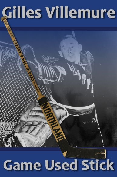 1970s Gilles Villemure New York Rangers Game Used Northland Hockey Stick (MEARS Auction LOA)