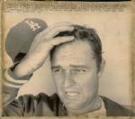 1965-68 Don Drysdale Los Angeles Dodgers  The Sporting News Collection Archives Original Photo - Lot of 8 (Sporting News Collection Hologram/MEARS Photo LOA)