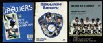 1980s Milwaukee Brewers Yearbook & Publications - Lot of 13