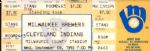 1992 Robin Yount Milwaukee Brewers 3,000th Hit Full Ticket & Signed Certificate - JSA 