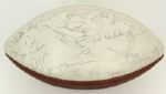 1974 NFL Pro Bowl Team Signed Football With Over 40 AFC Signatures Mean Joe Greene Gene Upshaw Dwight White Jake Scott- JSA 