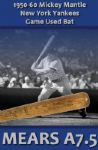 1951-60 Mickey Mantle H&B Louisville Slugger Professional Model Game Used Bat - New York Yankees (MEARS A7.5 )