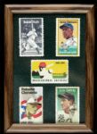 1969-80s Baseball Stamp - Babe Ruth Jackie Robinson Lou Gehrig Roberto Clemente