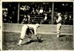 1909-12 Amos Strunk Philadelphia Athletics "Detroit News Archives" Original 5" x 7" Photo (Detroit News Pre1918 Label/MEARS Photo LOA)