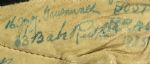 1935 Babe Ruth Boston Braves Final Season Signed Baseball Glove w/ Dizzy Dean - JSA