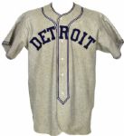 1946-51 Detroit Tigers Salesman Sample Road Jersey - (MEARS A10)