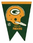 1960s Green Bay Packers Pennant