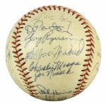 1970s Milwaukee Brewers Team-Signed Baseball - Lot of 2 Both With Harvey Kuenn - JSA 