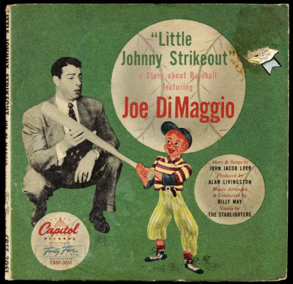 1949 Joe DiMaggio New York Ynakees Little Johnny Strikeout Record With 2 Records
