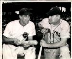 1942-48 circa Hank Sauer Johnny Mize "The Sporting News Collection Archives" Original 8" x 10" Photo (Sporting News Collection Hologram/MEARS Photo LOA)